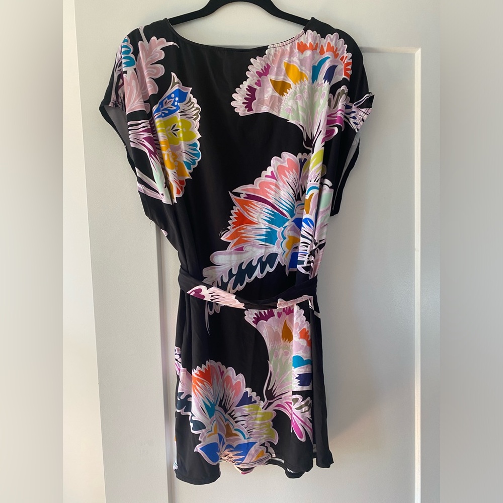 Trina Turk Seychelles Tunic Swim Cover-Up Dress Size Large - Picture 4 of 5
